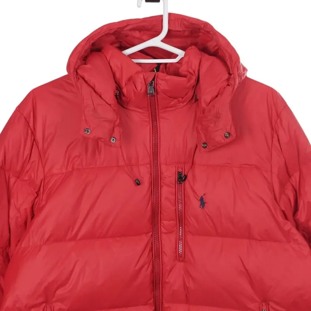 NWOT Polo Ralph Lauren El Cap Jacket 2XB Red Down Puffer Full Zip Hooded